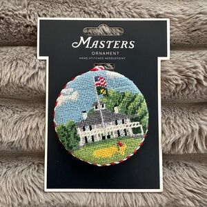 Masters Red and White Twisted Cord Ornament